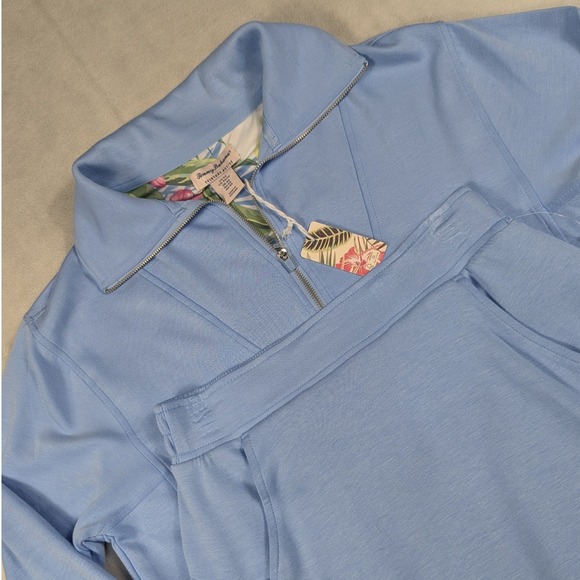 Tommy Bahama Dresses & Skirts - NEW Tommy Bahama Everyday Active Womens XS Blue Quarter Zip Pullover Skort Set